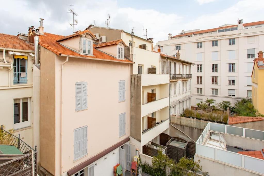 C16 - 2 Bdr Rue Antibes 4 Min Palais Festivals - Ac & Terrace Appartement Cannes Buitenkant foto